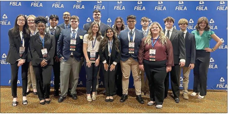 TCHS FBLA Places at State Conference