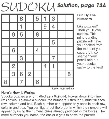 Solution, page 12A Solution, page 12A