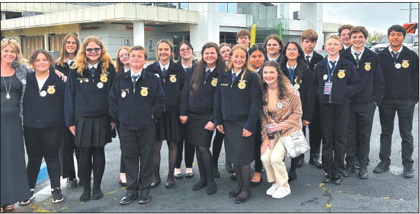 TCMS FFA Honored  At State Convention