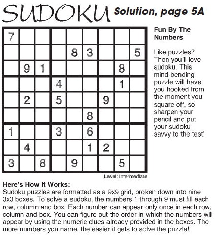 Solution, page 5A Solution, page 5A