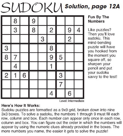 Solution, page 12A