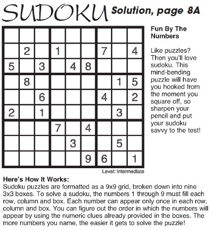 Solution, page 8A Solution, page 8A
