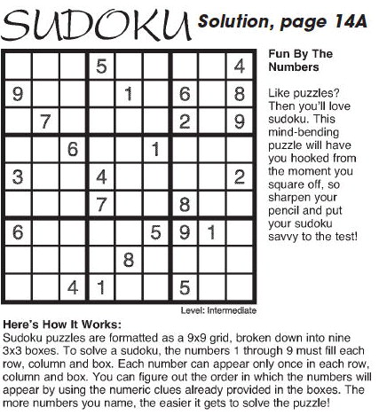 Solution, page 14A