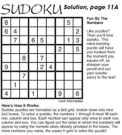 Solution, page 11A Solution, page 11A