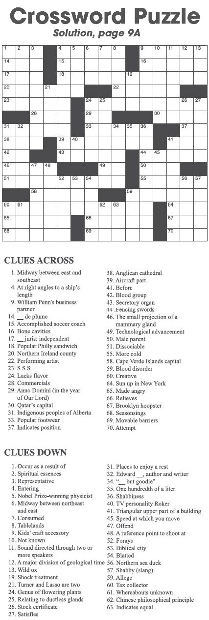 Crossword Puzzle