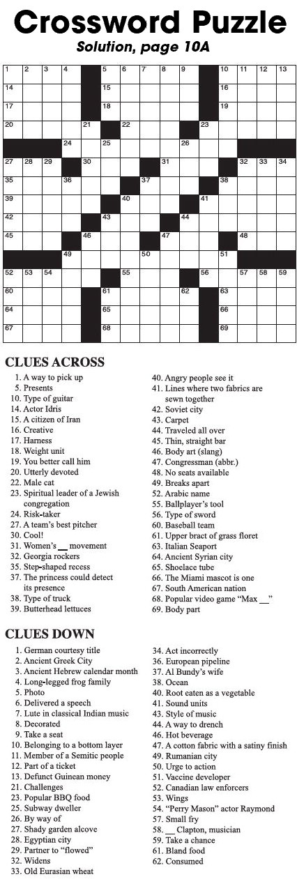 Crossword Puzzle