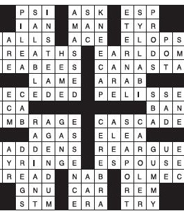 Puzzle Answers Puzzle Answers