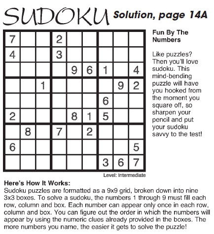 Solution, page 14A