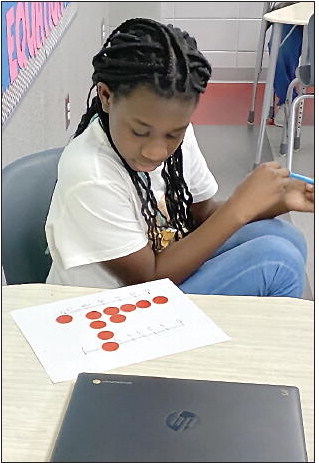 Wheeler County 6th Graders Study Math