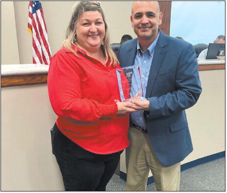 Morris Named  Toombs County  Teacher of the Year