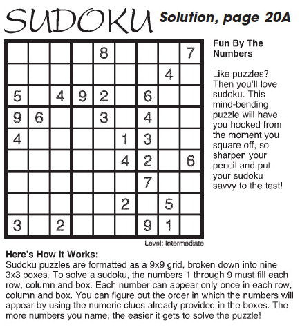 Solution, page 20A Solution, page 20A