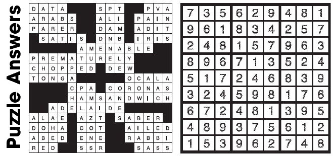 Puzzle Answers