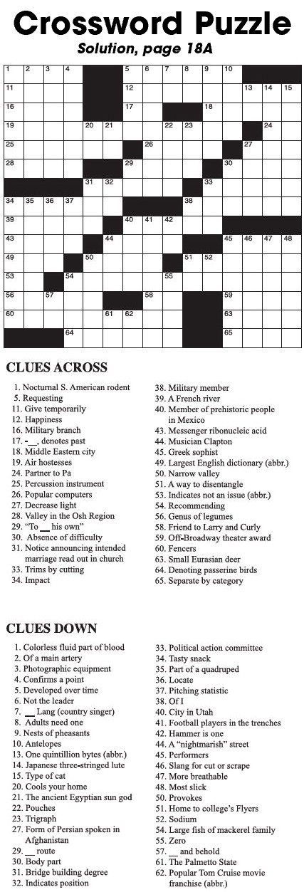 Crossword Puzzle