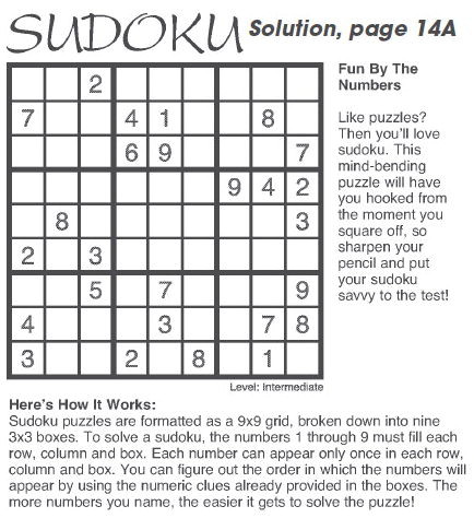 Solution, page 14A
