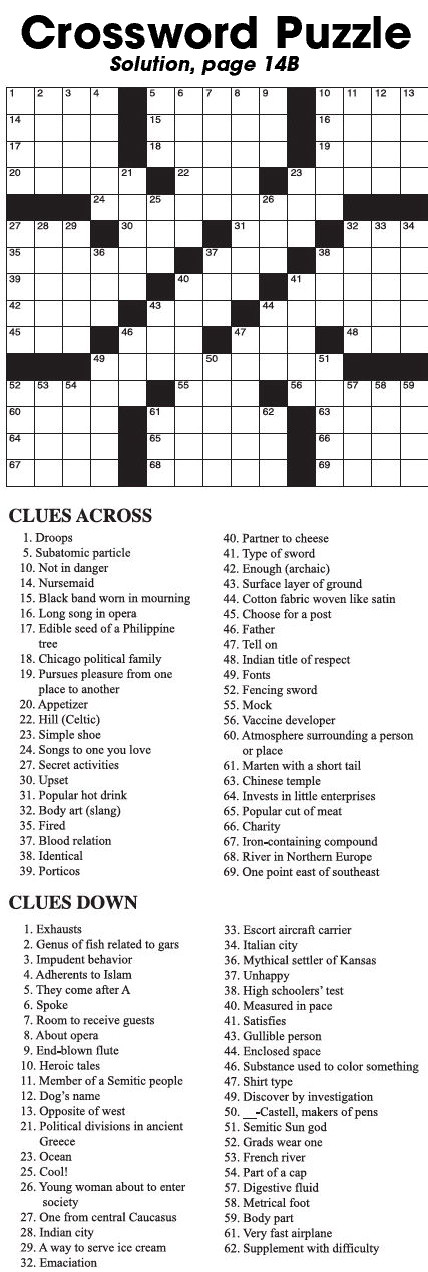 Crossword Puzzle Crossword Puzzle