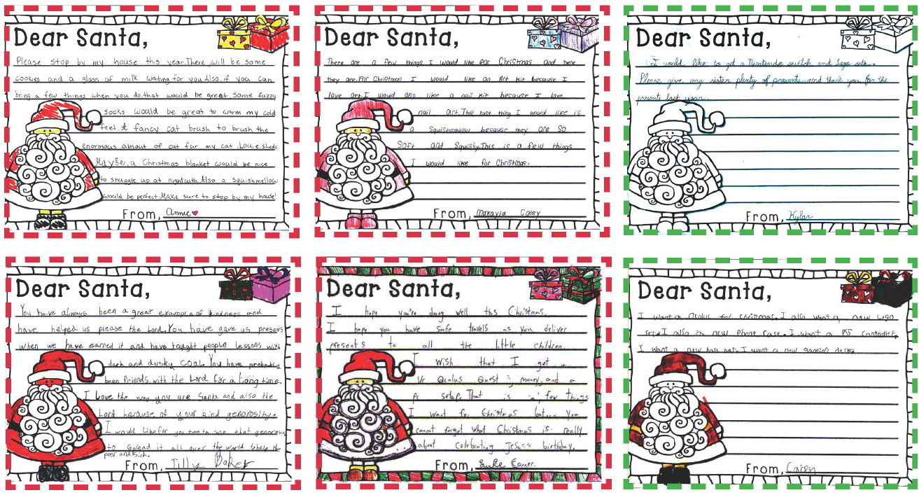 Dear Santa, Dear Santa Dear Santa,
