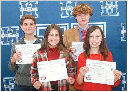 Middle Schoolers Excel In Patriot’s Pen Contest