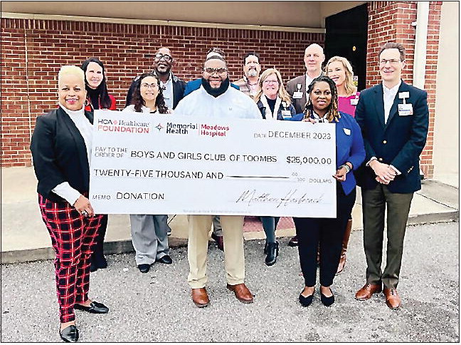 Meadows Donates to Toombs Boys & Girls Club