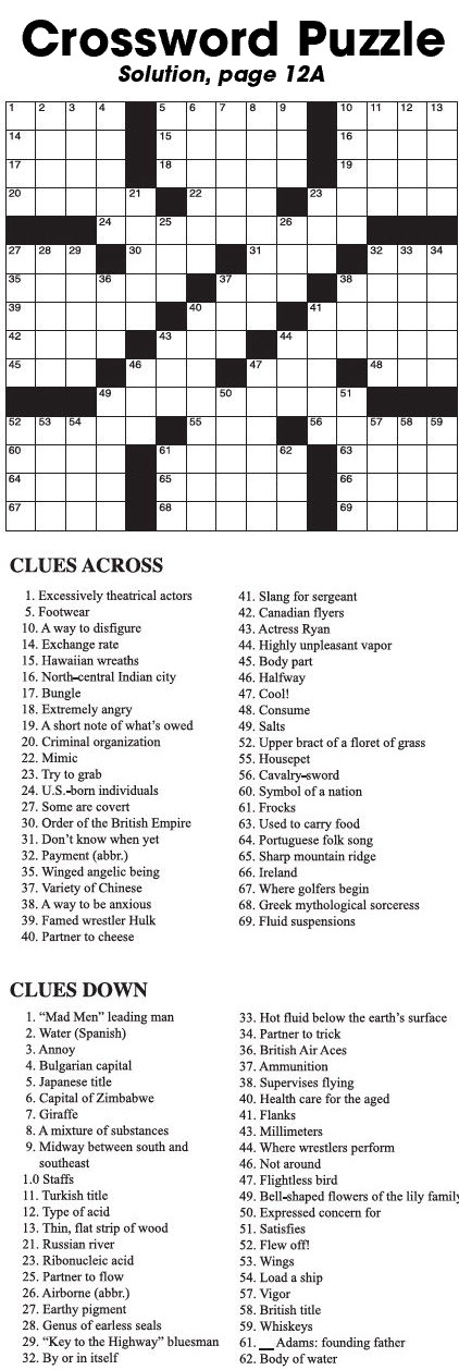 Crossword Puzzle