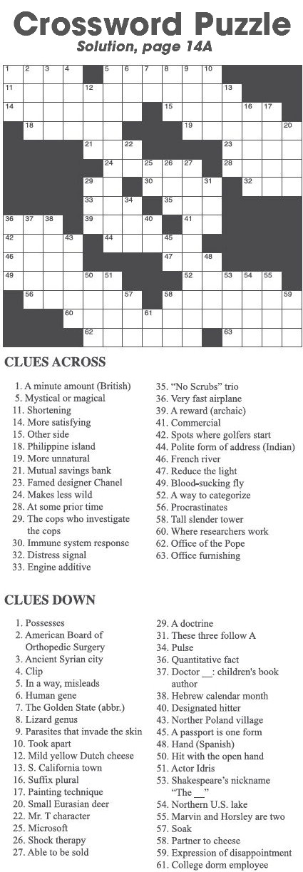 Crossword Puzzle