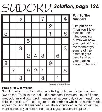 Solution, page 12A Solution, page 12A