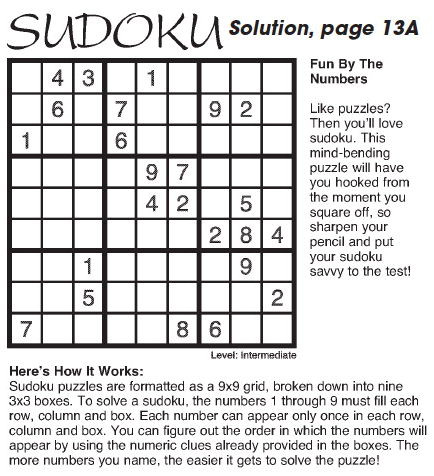 Solution, page 13A Solution, page 13A