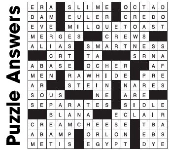 Puzzle Answers …. Puzzle Answers ….