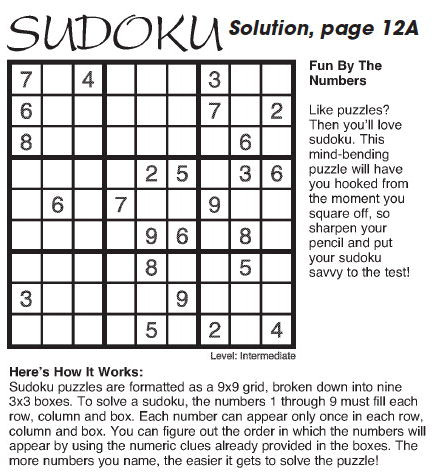 Solution, page 12A Solution, page 12A