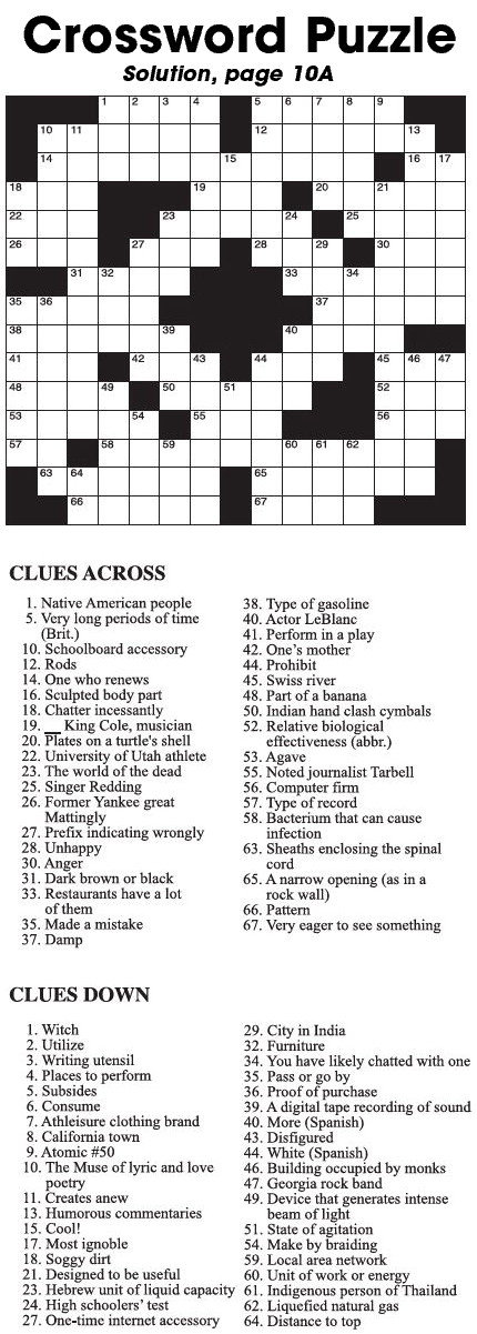 Crossword Puzzle