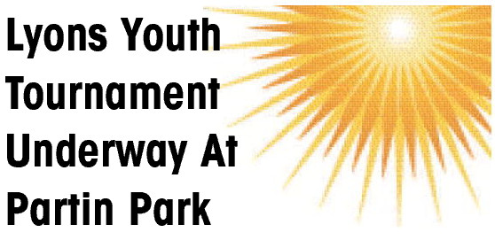 Lyons Youth  Tournament  Underway At  Partin Park