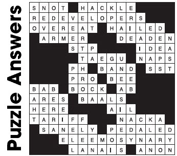 Puzzle Answers …. Puzzle Answers ….