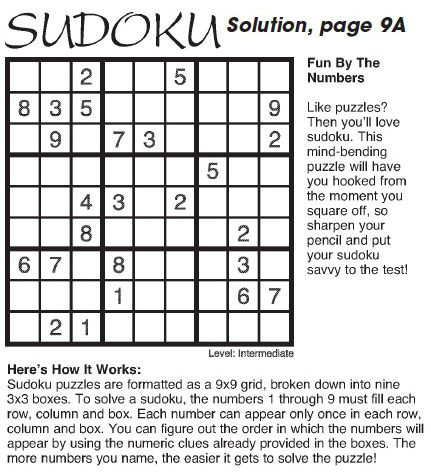 Solution, page 9A Solution, page 9A