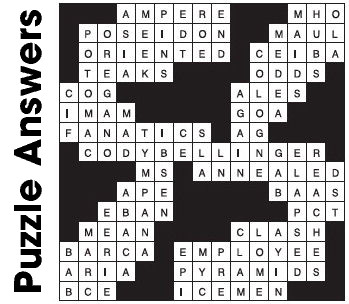 Puzzle Answers …. Puzzle Answers ….