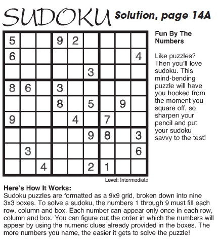 Solution, page 14A