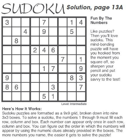 Solution, page 13A