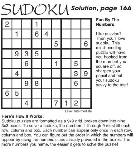 Solution, page 16A
