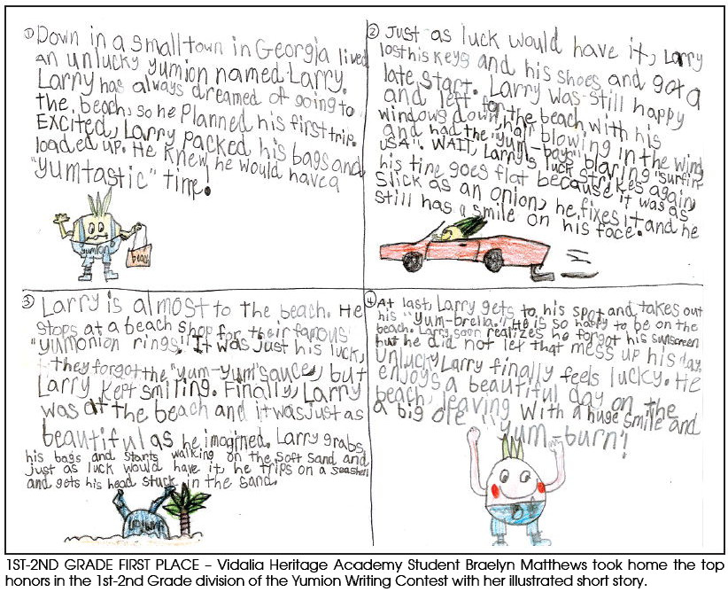 1ST-2ND GRADE FIRST PLACE – ….