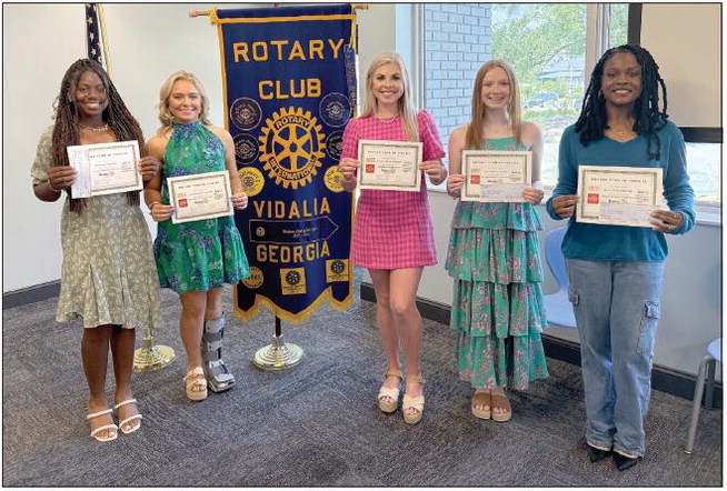 Vidalia Rotary Club Announces Scholarship Recipients Vidalia Rotary Club Announces Scholarship Recipients