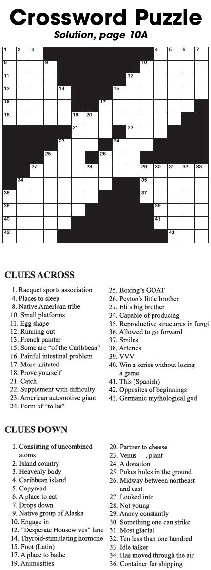 Crossword Puzzle