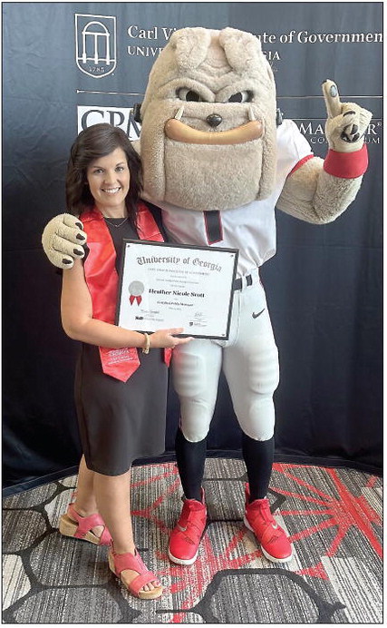 Scott Earns Public Manager Certification From UGA Scott Earns Public Manager Certification From UGA