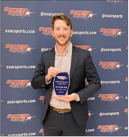 BPC’s Hall Named SSAC Athletic Trainer of the Year BPC’s Hall Named SSAC Athletic Trainer of the Year
