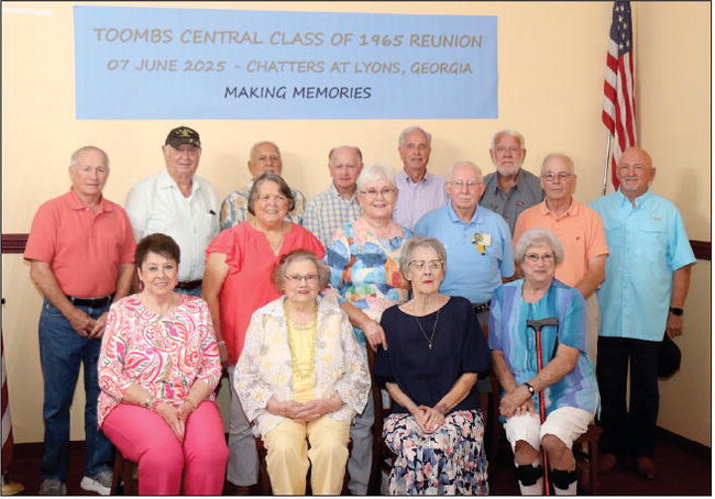 Toombs Central Class of 1965 Meets for 60-Year Reunion Toombs Central Class of 1965 Meets for 60-Year Reunion