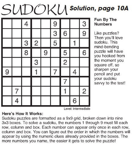Solution, page 10A
