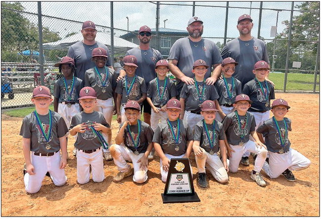VRD 8U Boys Take 2nd At State