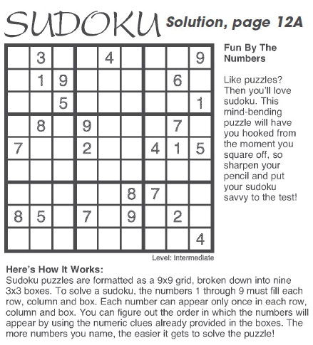 Solution, page 12A