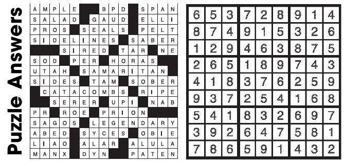 Puzzle Answers