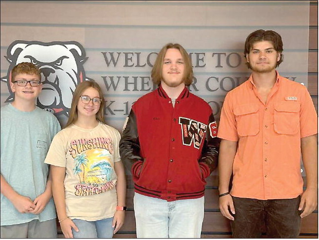 Wheeler County High  School Announces  Students of the Month