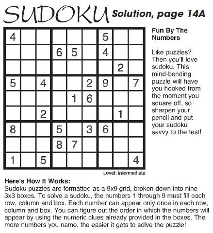 Solution, page 14A