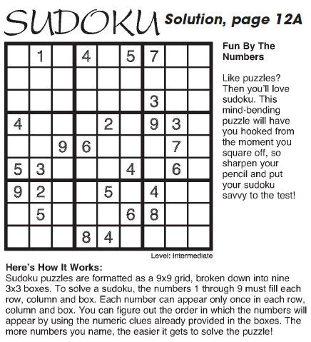 Solution, page 12A