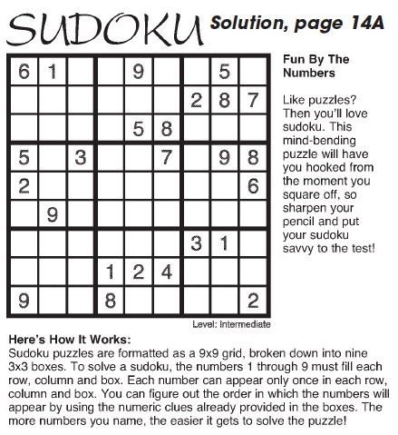 Solution, page 14A Solution, page 14A